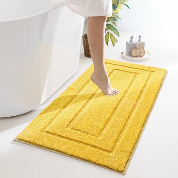 GRANNY SAYS Other - GRANNY SAYS Large Bathroom Rugs Non Slip 2' x 4' (24" x 48"), Yellow
